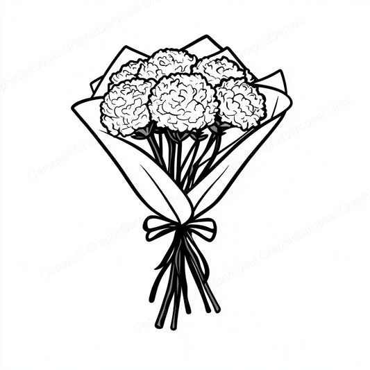 Carnation Vector Graphic preview