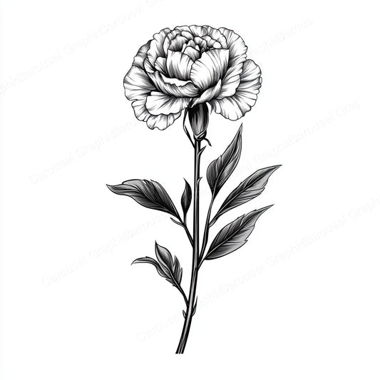 Carnation Vector Graphic preview