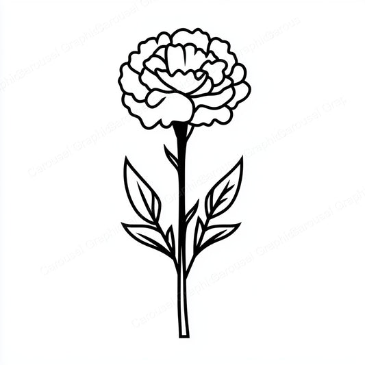 Carnation Vector Graphic preview