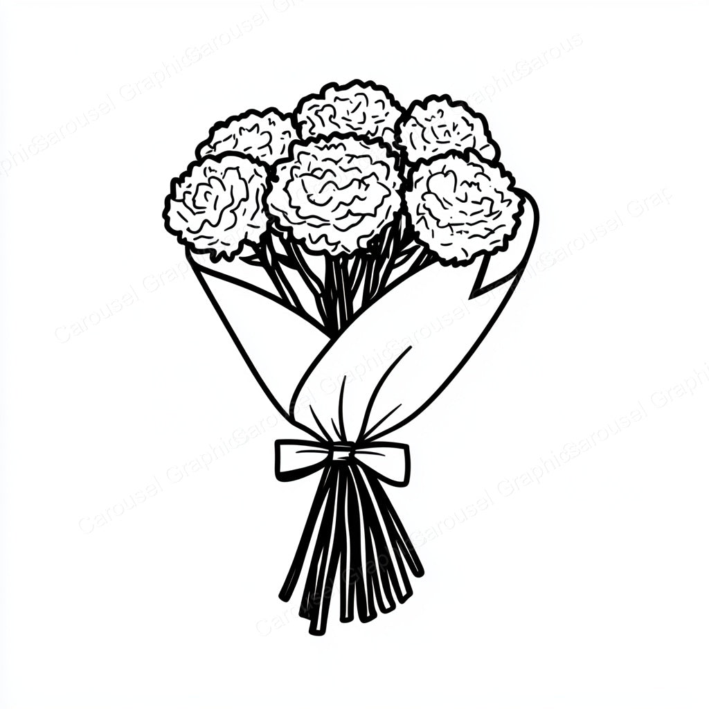Carnation Vector Graphic preview