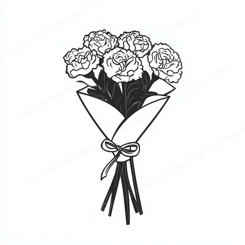 Carnation Vector Graphic preview
