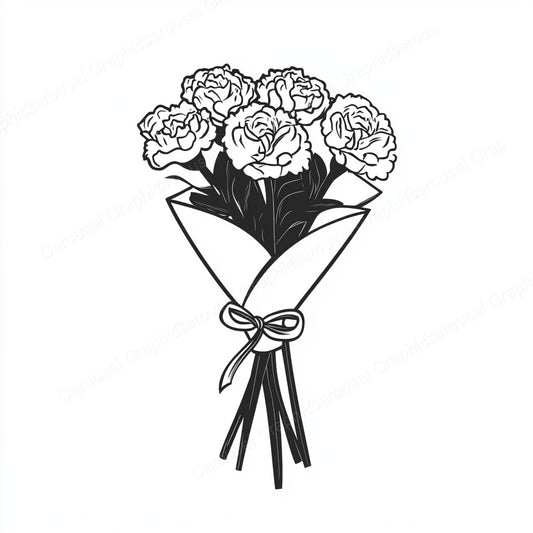 Carnation Vector Graphic preview