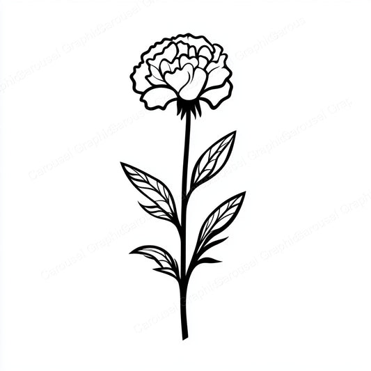 Carnation Vector Graphic preview