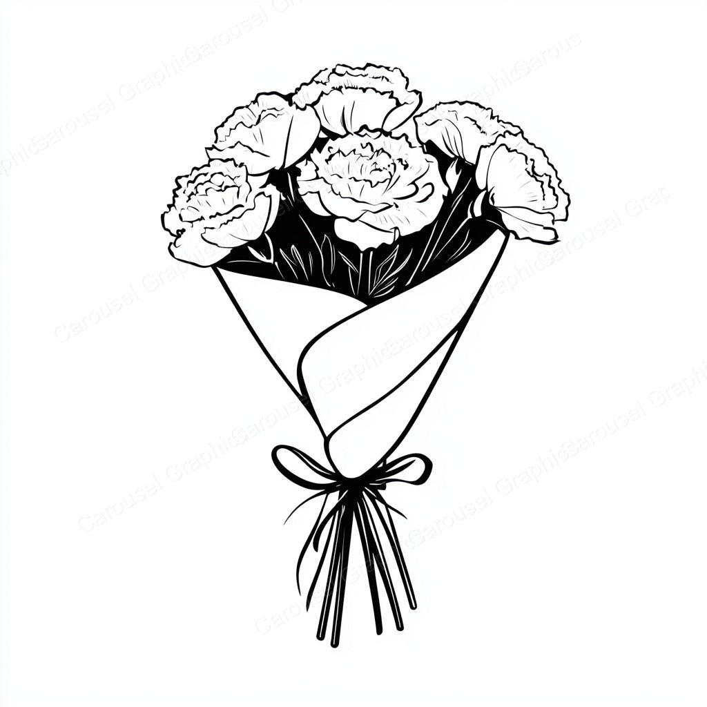 Carnation Vector Graphic preview