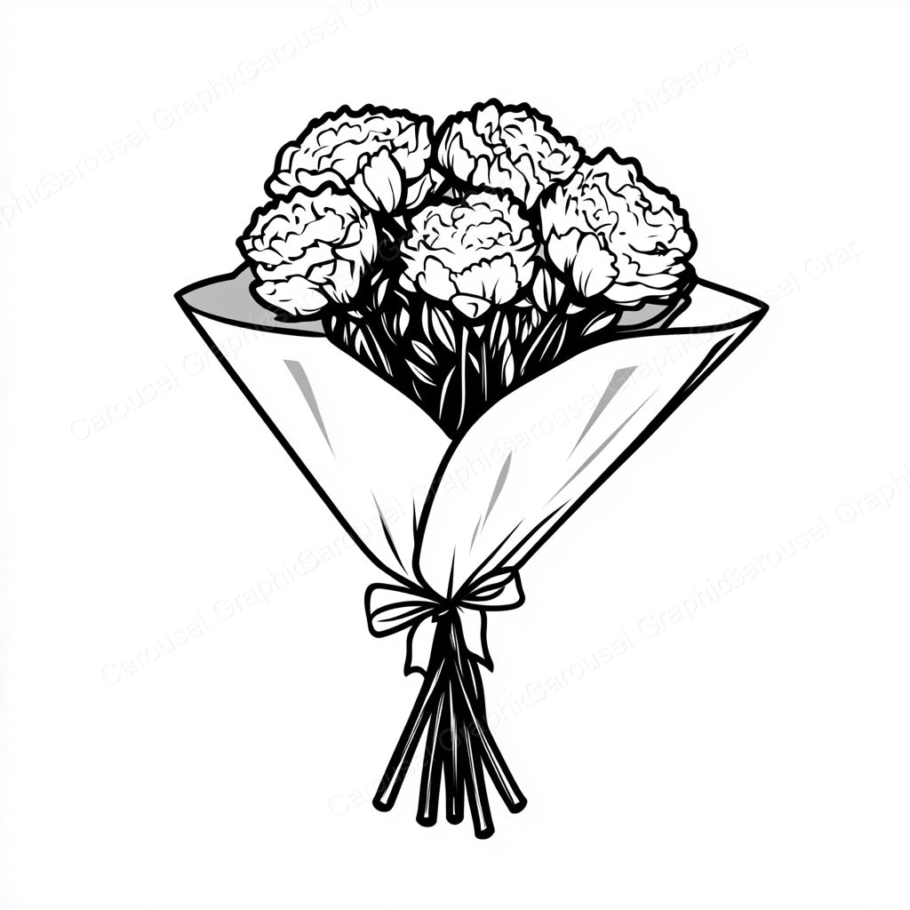 Carnation Vector Graphic preview