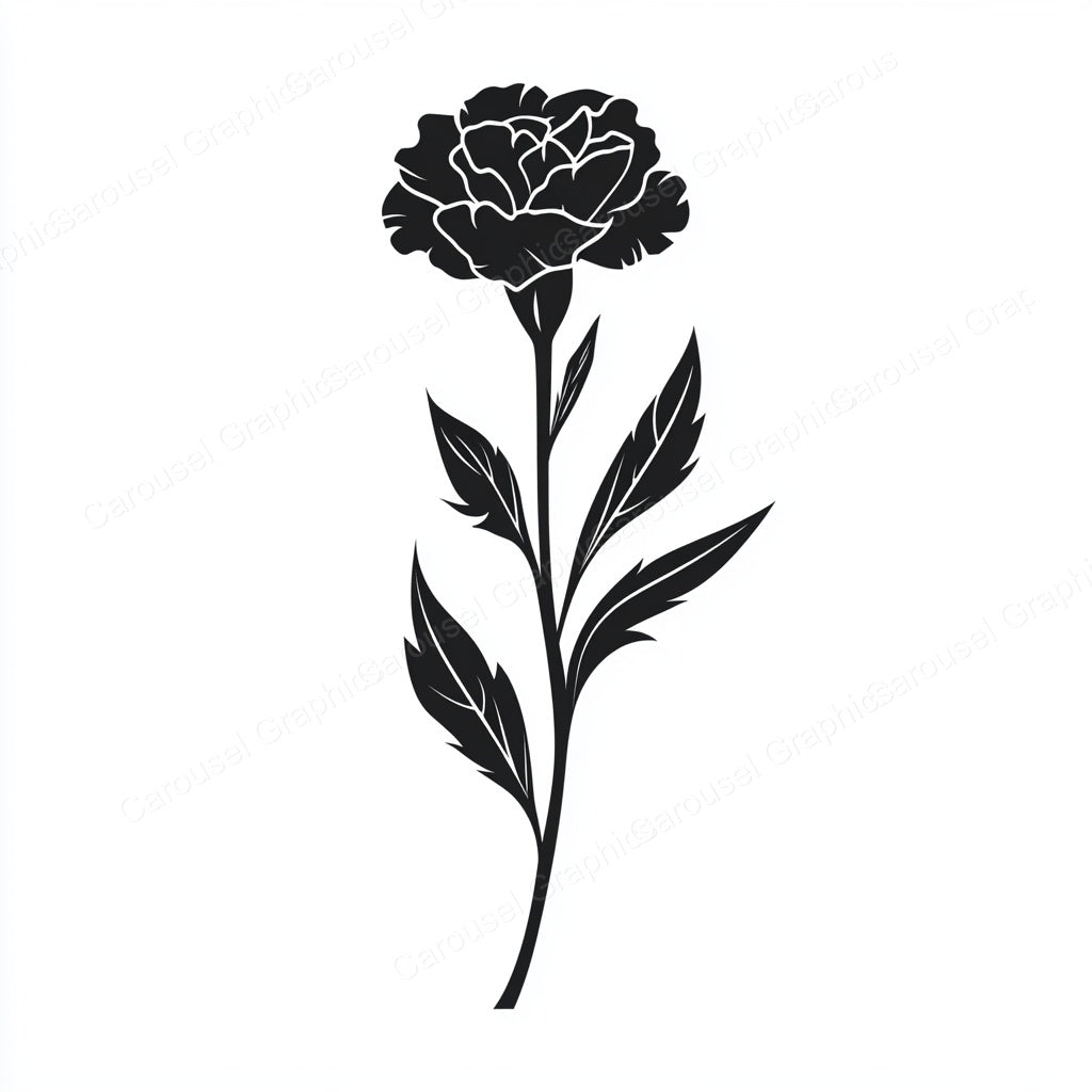 Carnation Vector Graphic preview