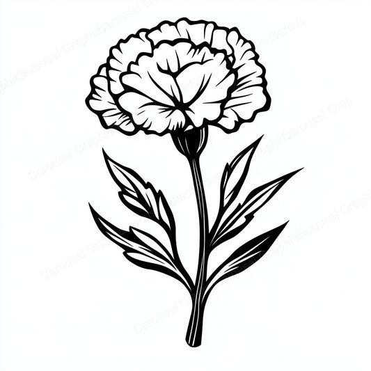Carnation Vector Graphic preview