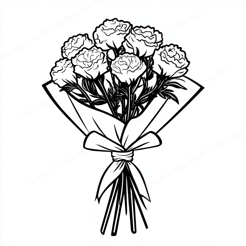 Carnation Vector Graphic preview