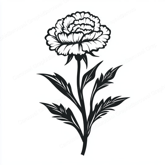 Carnation Vector Graphic preview