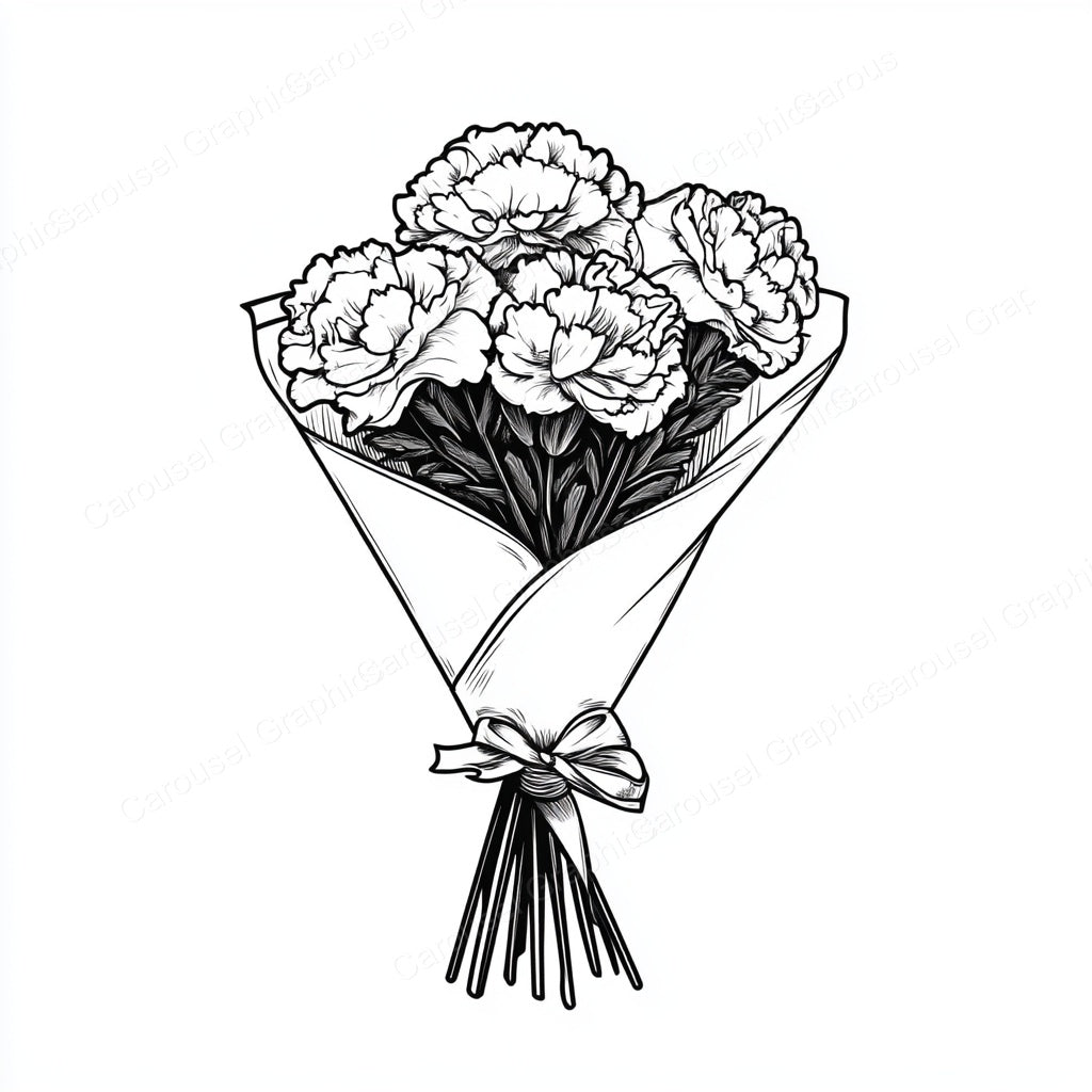 Carnation Vector Graphic preview
