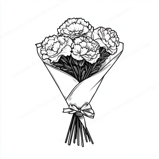 Carnation Vector Graphic preview