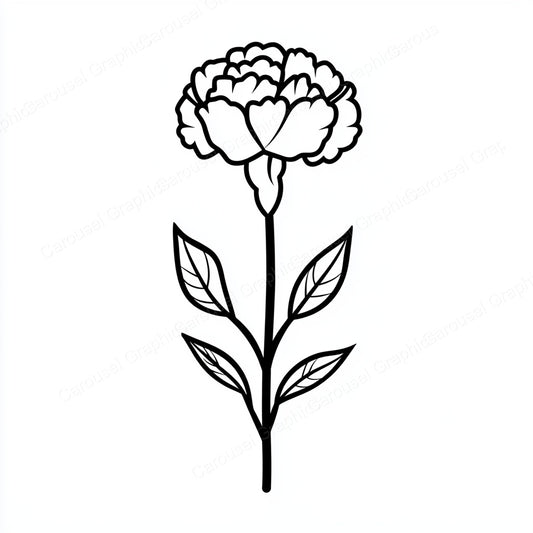 Carnation Vector Graphic preview