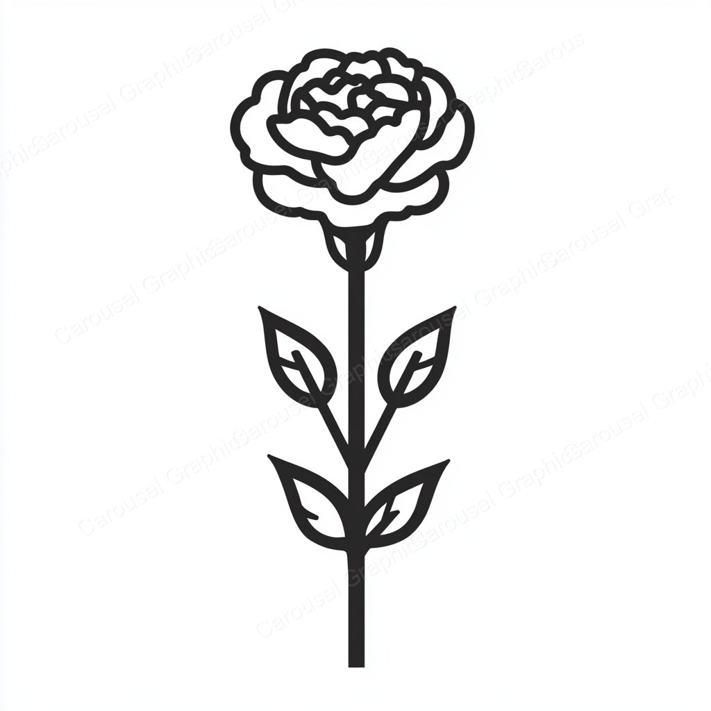 Carnation Vector Graphic preview