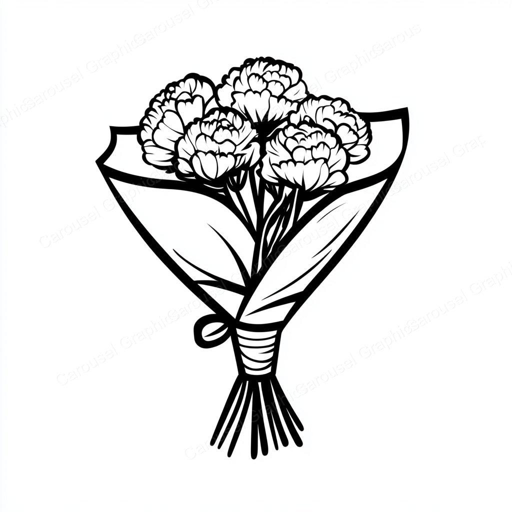 Carnation Vector Graphic preview