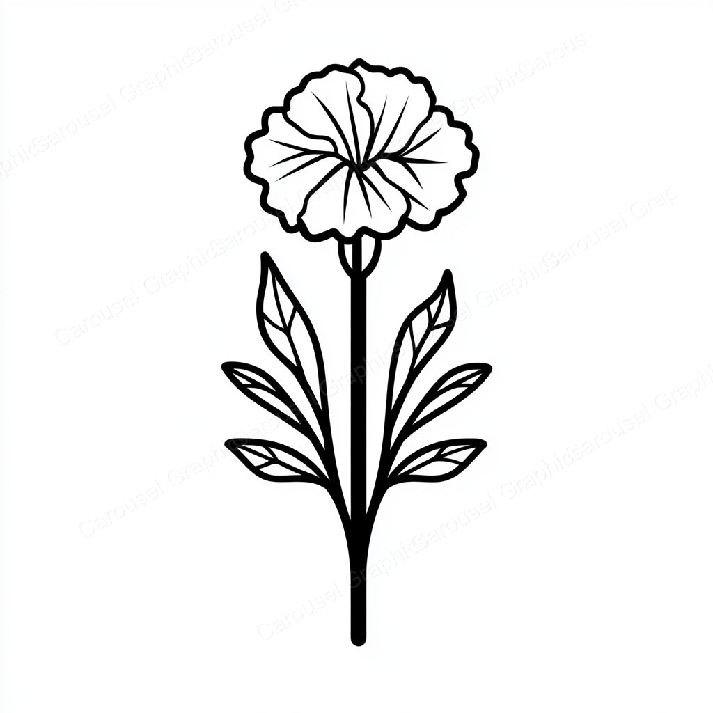 Carnation Vector Graphic preview