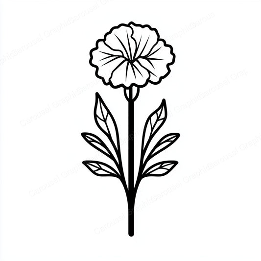 Carnation Vector Graphic preview