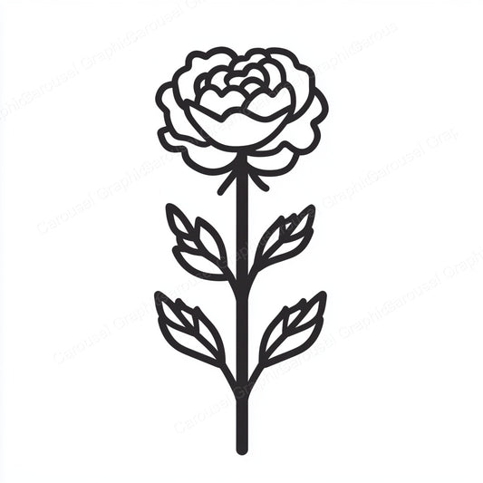 Carnation Vector Graphic preview