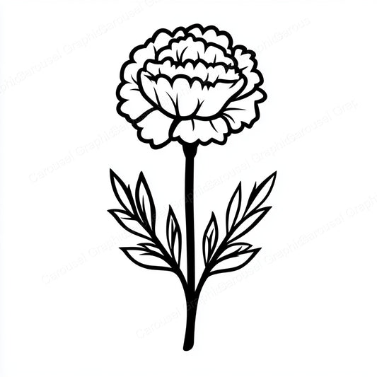 Carnation Vector Graphic preview