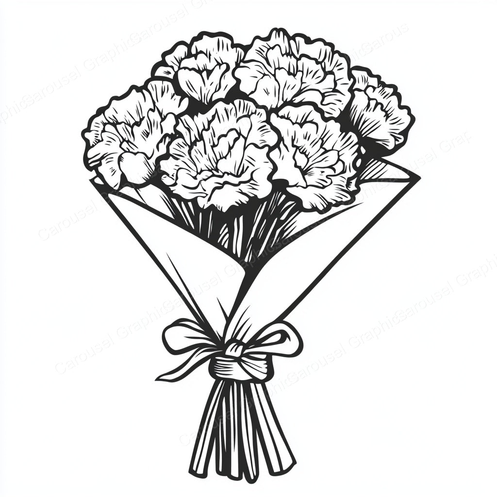 Carnation Vector Graphic preview