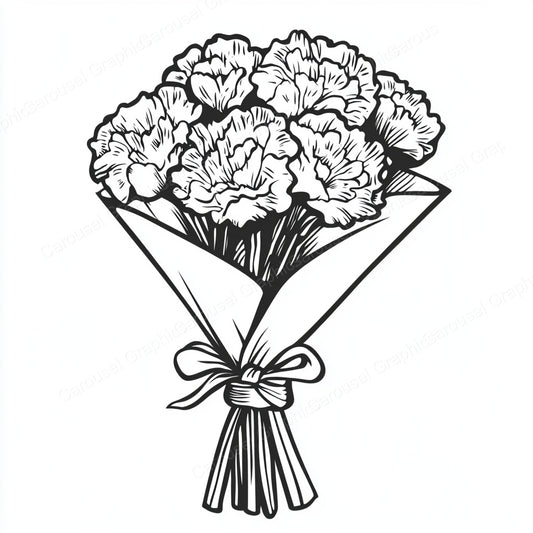 Carnation Vector Graphic preview
