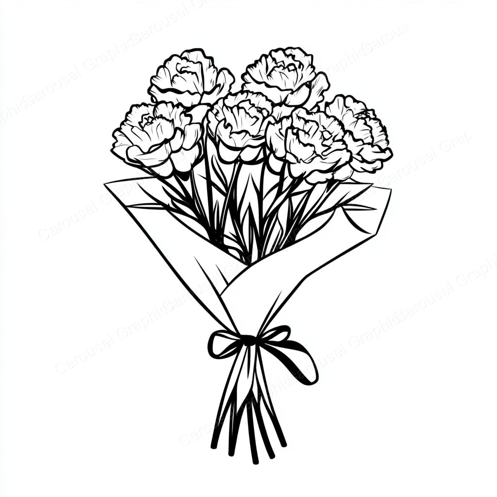 Carnation Vector Graphic preview