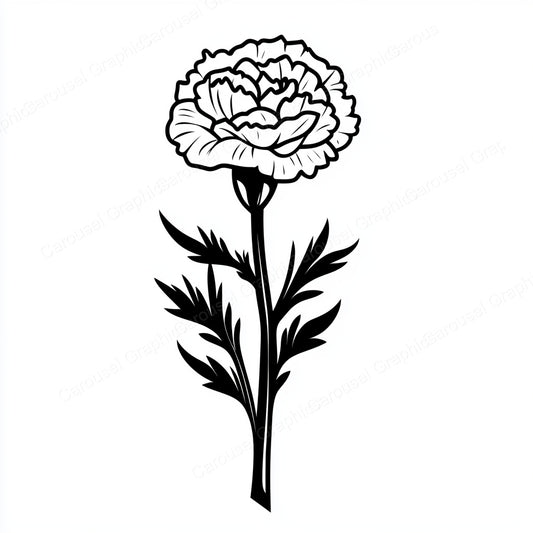 Carnation Vector Graphic preview