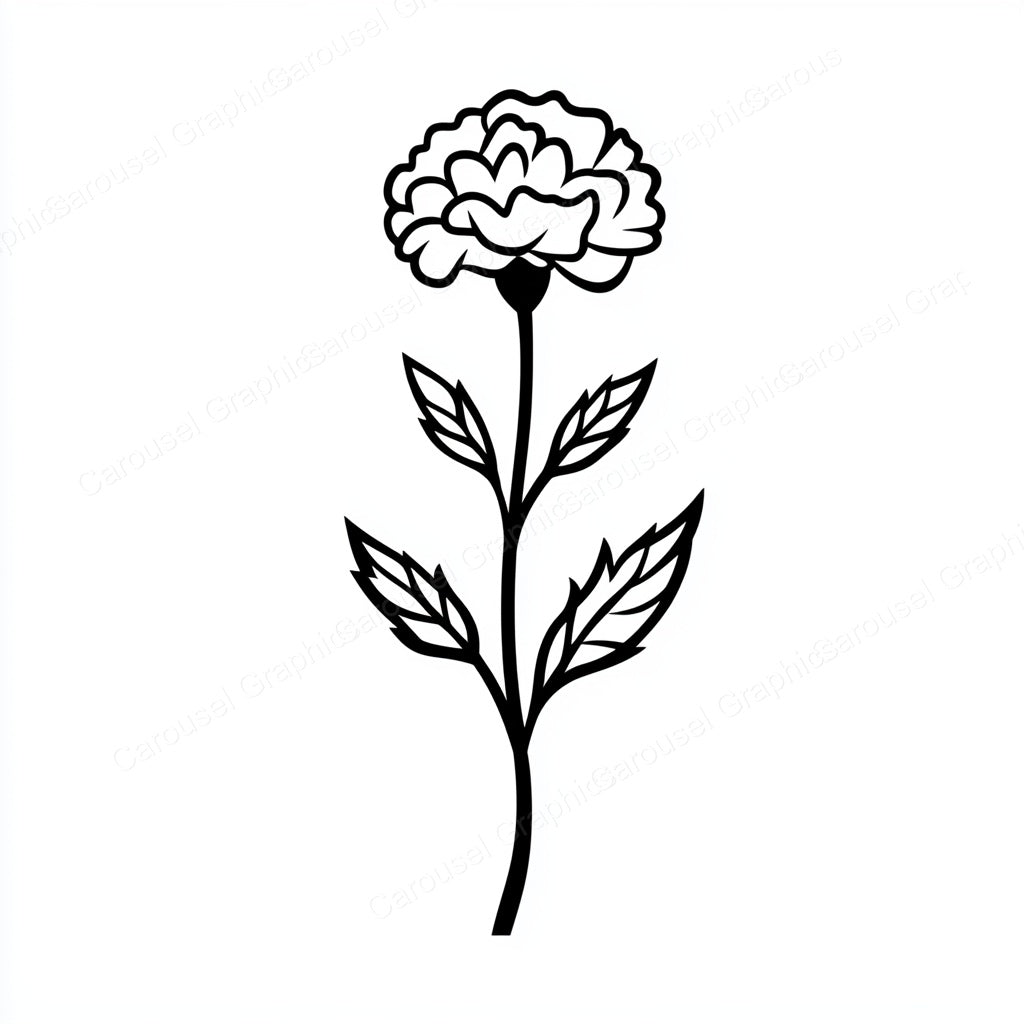 Carnation Vector Graphic preview