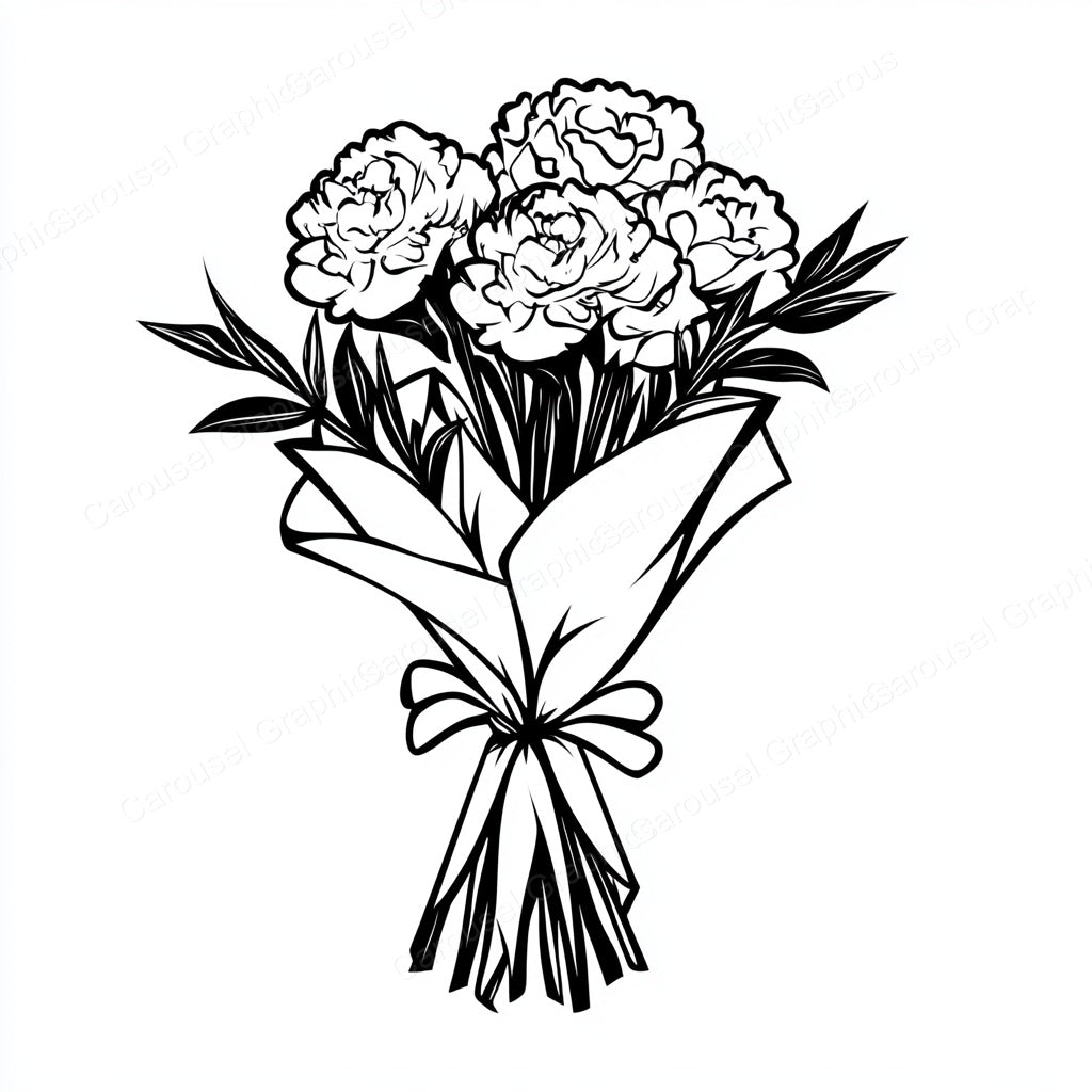 Carnation Vector Graphic preview