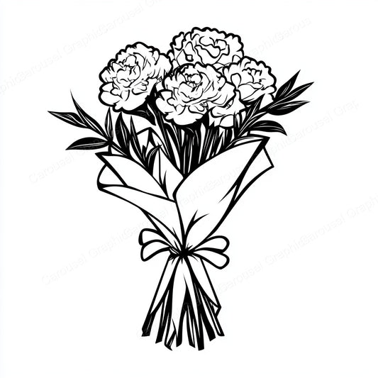 Carnation Vector Graphic preview