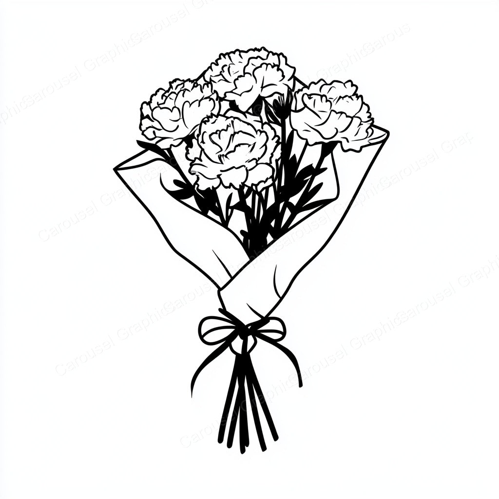 Carnation Vector Graphic preview