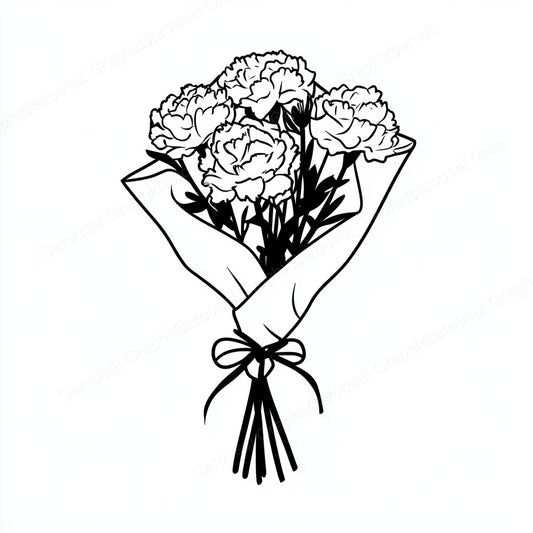Carnation Vector Graphic preview