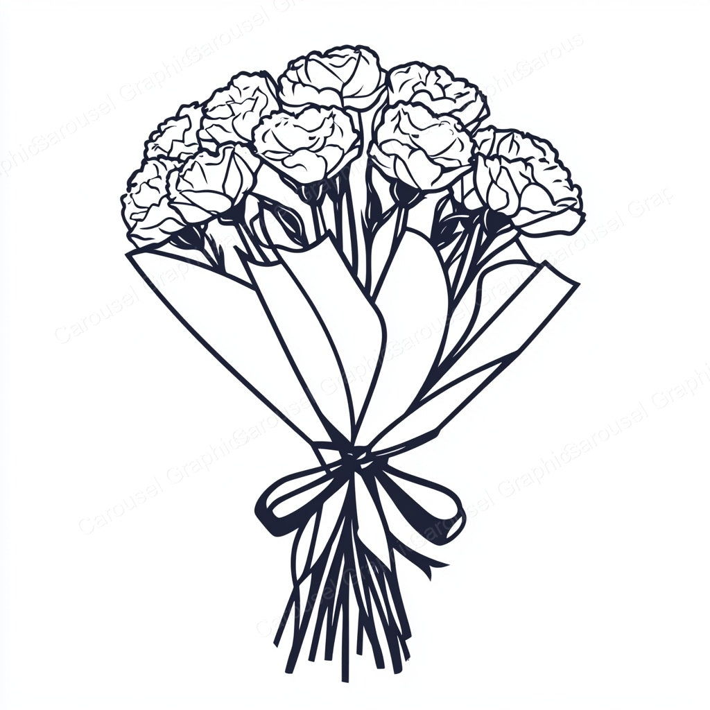 Carnation Vector Graphic preview