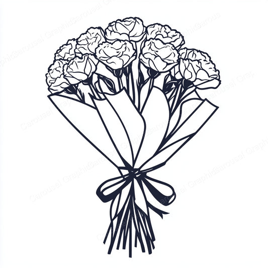 Carnation Vector Graphic preview