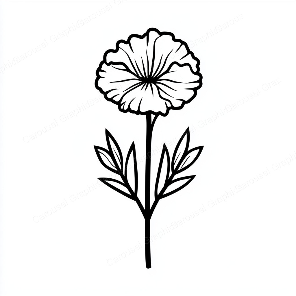 Carnation Vector Graphic preview
