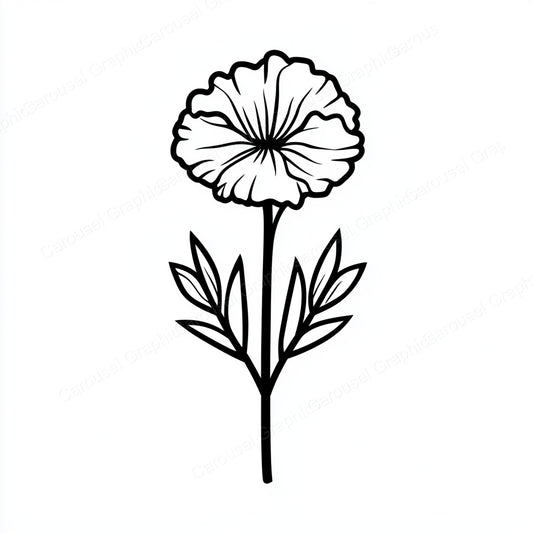 Carnation Vector Graphic preview