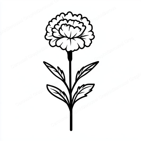 Carnation Vector Graphic preview