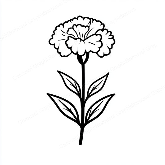 Carnation Vector Graphic preview