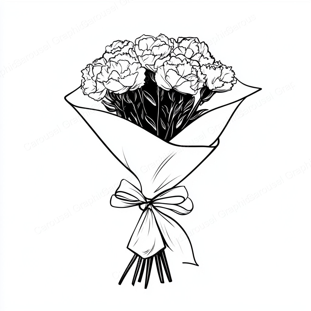 Carnation Vector Graphic preview