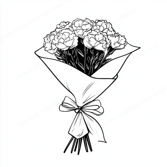 Carnation Vector Graphic preview