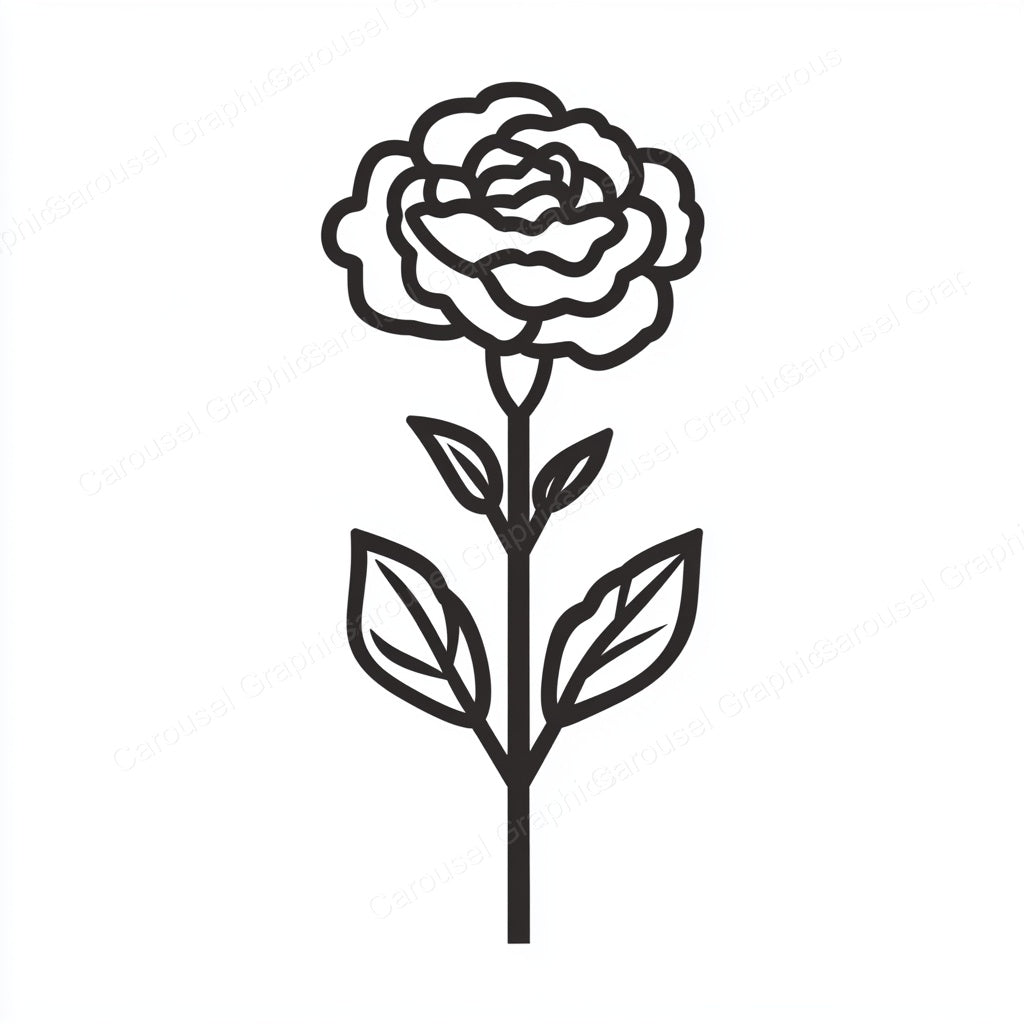 Carnation Vector Graphic preview