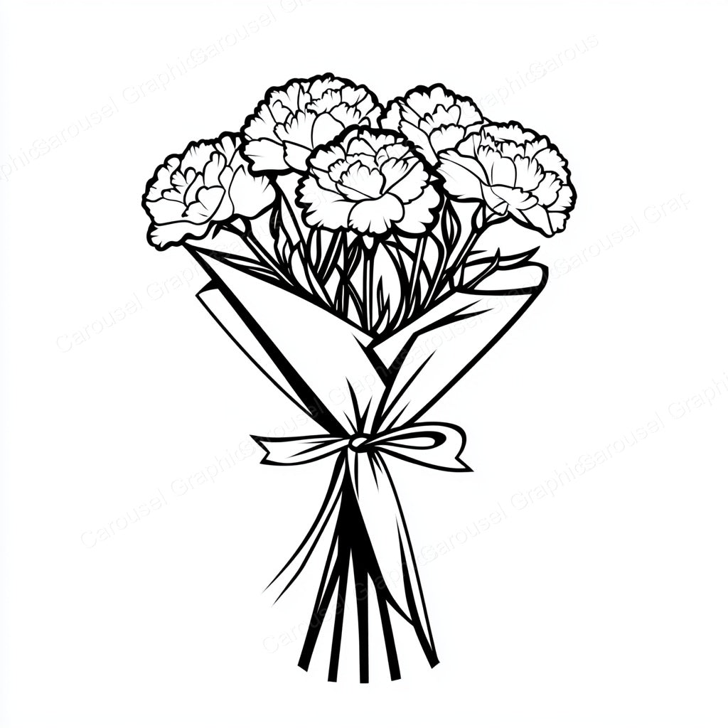 Carnation Vector Graphic preview