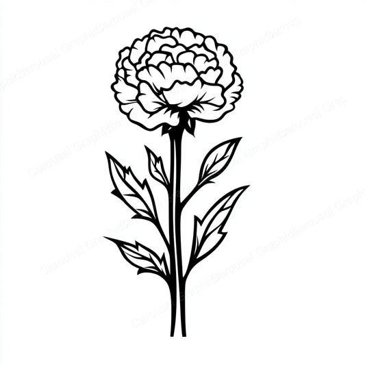 Carnation Vector Graphic preview