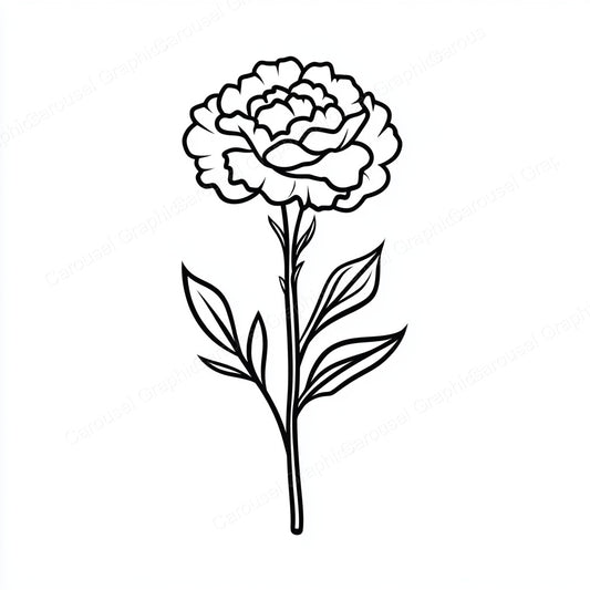 Carnation Vector Graphic preview