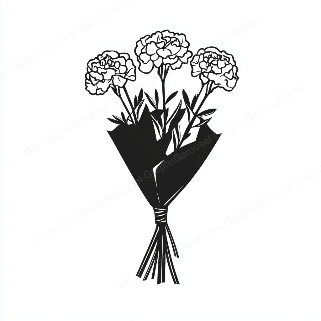 Carnation Vector Graphic preview
