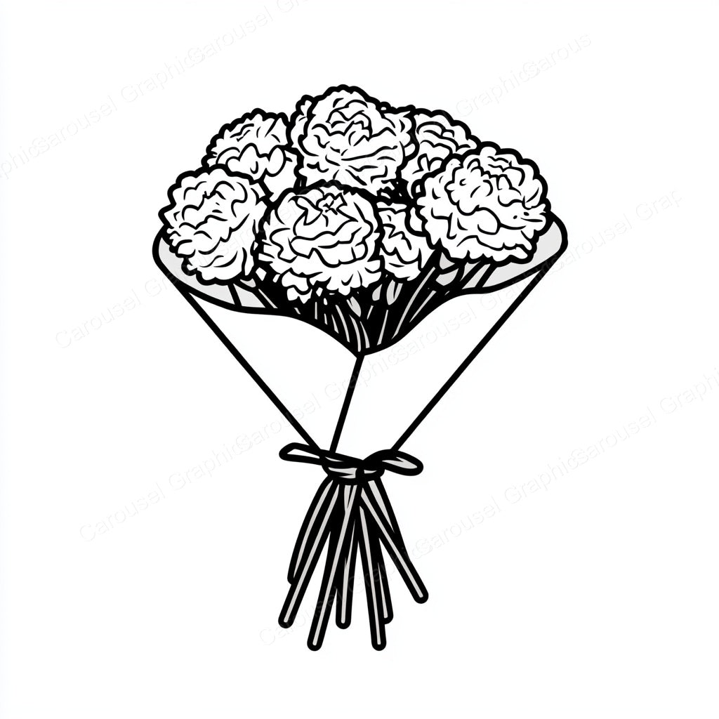 Carnation Vector Graphic preview