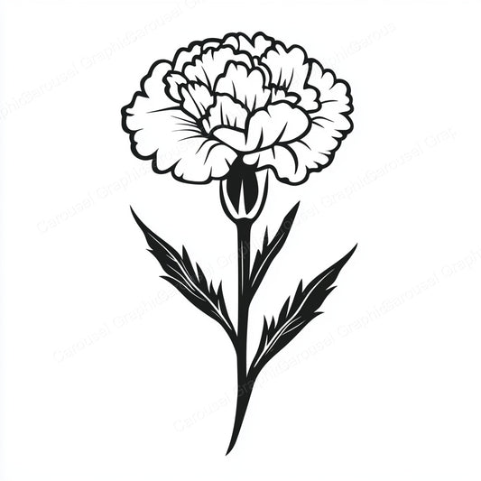 Carnation Vector Graphic preview