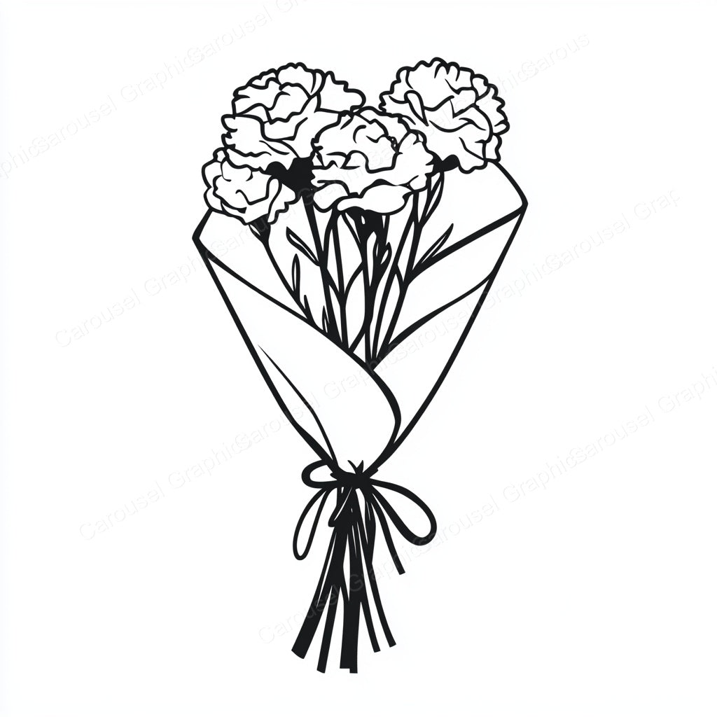 Carnation Vector Graphic preview