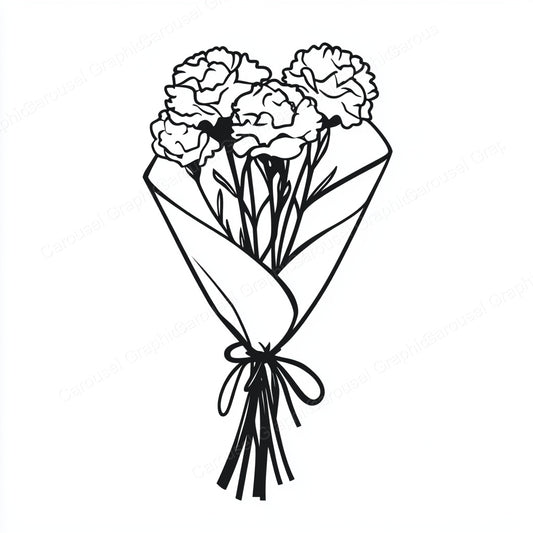 Carnation Vector Graphic preview