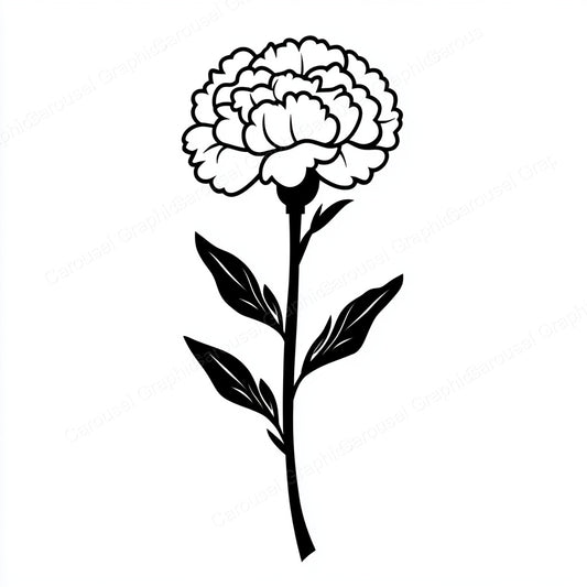 Carnation Vector Graphic preview