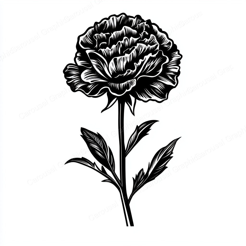 Carnation Vector Graphic preview